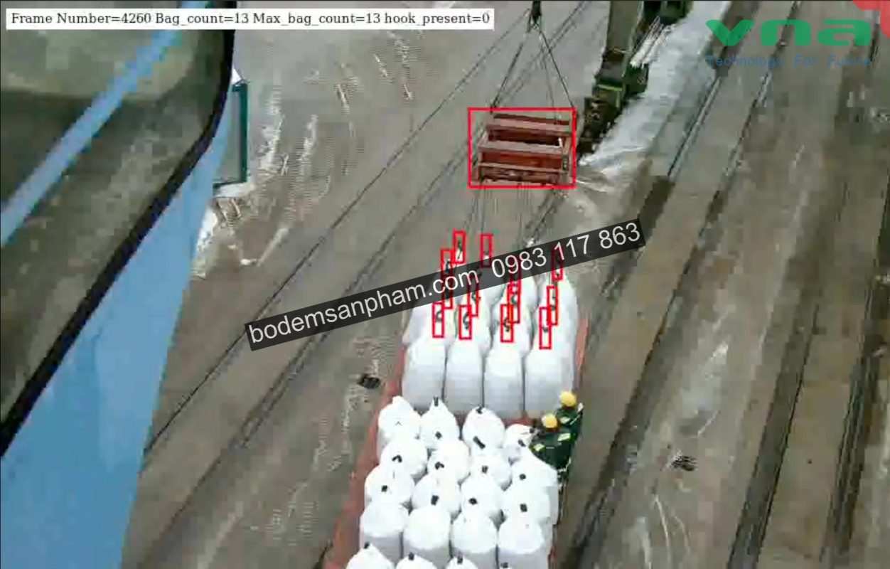 Bộ đếm bao camera AI