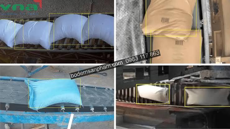 Hệ thống camera AI đếm bao thóc